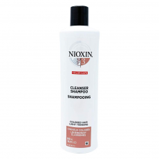 Nioxin System 3 Cleanser Shampoo for Color Treated Hair with Light Thinning